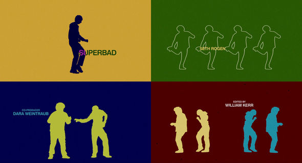 “Superbad” title frames