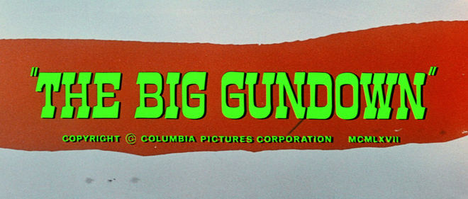 IMAGE: The Big Gundown English Title Card