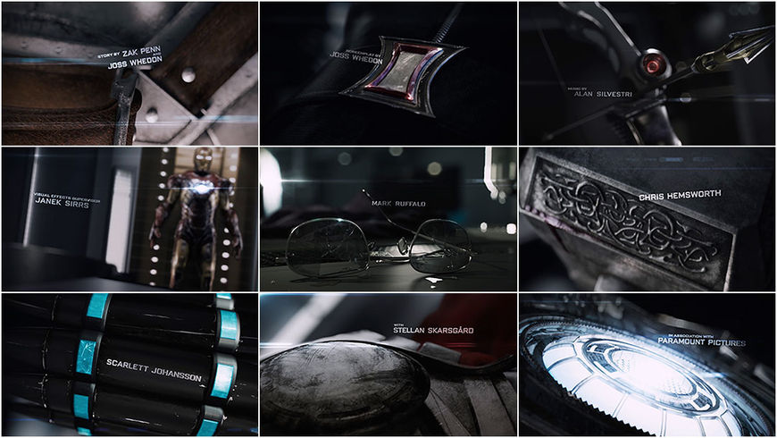 VIDEO: Title Sequence – The Avengers main-on-end titles
