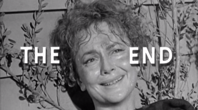 IMAGE: Lady In A Cage end title card