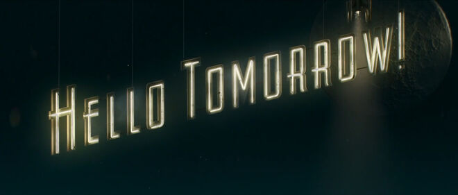 IMAGE: Hello Tomorrow! (2023) main title card