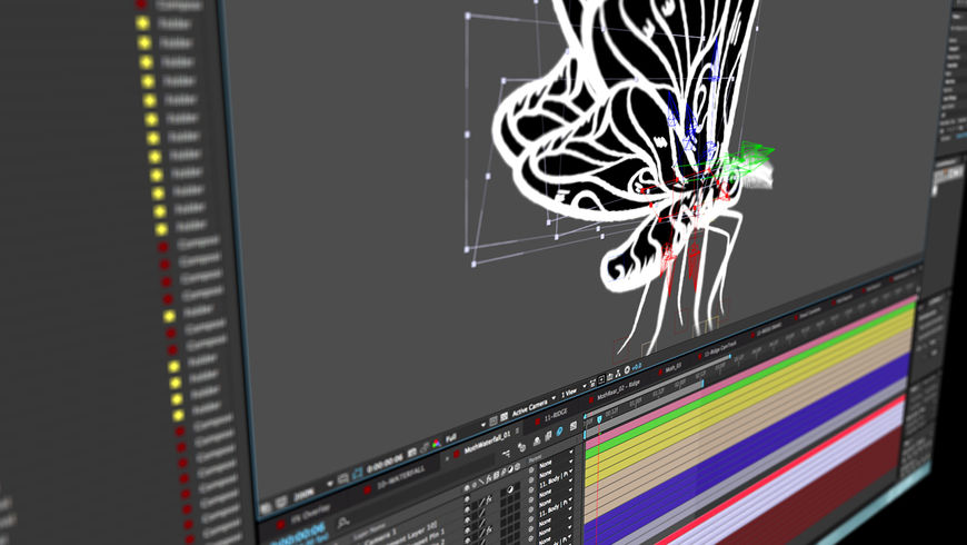 IMAGE: Screenshot – moth being animated