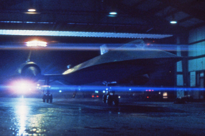 IMAGE: Two jets in hangar