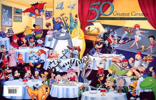 IMAGE: 50 Greatest Cartoons book by Jerry Beck