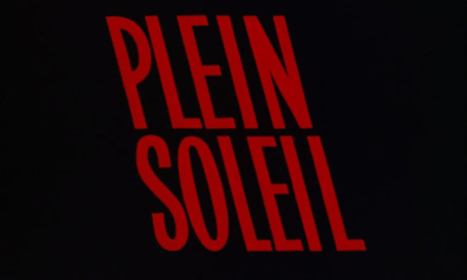 IMAGE: Plein Soleil title card
