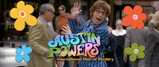 IMAGE: Austin Powers 1 title card
