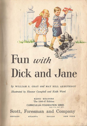 IMAGE: Fun with Dick and Jane inside cover