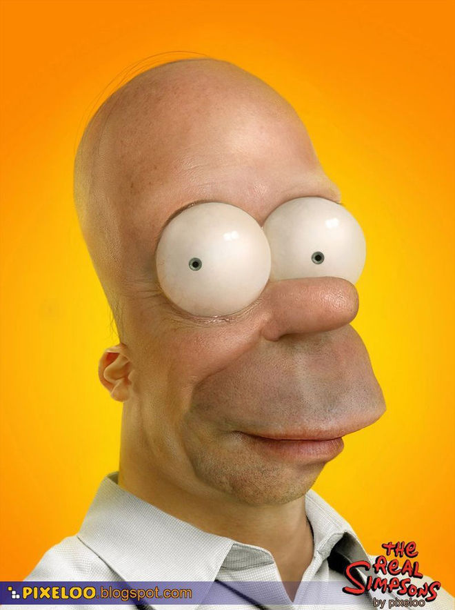 IMAGE: Photorealistic Homer Simpson
