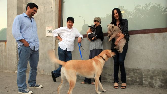 IMAGE: yU+co group photo featuring Garson Yu and Synderela Peng