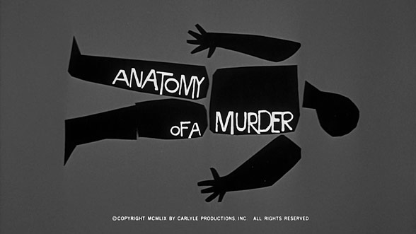 Anatomy Of A Murder (1959) — Art Of The Title