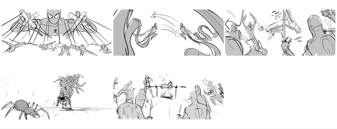 IMAGE: Vignette storyboard drawings