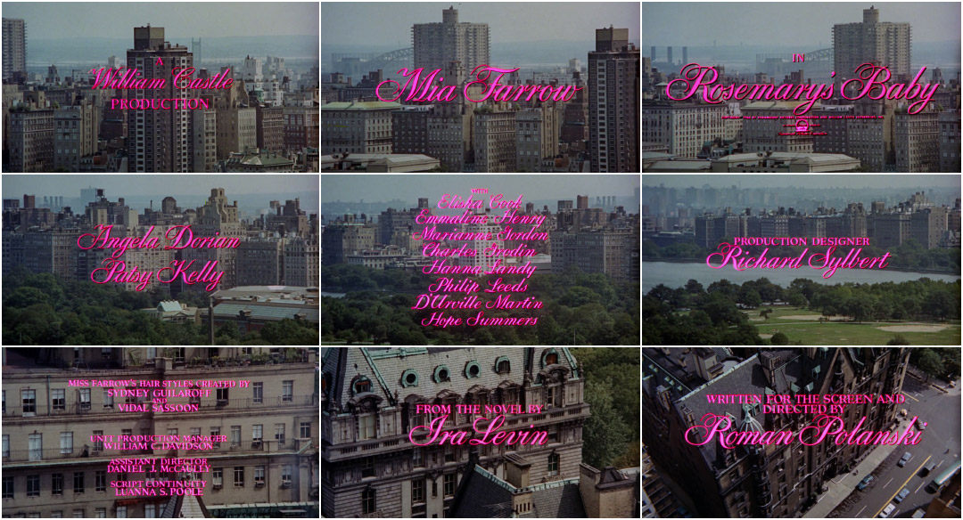 Rosemary's Baby (1968) — Art of the Title