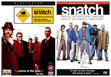 I: Snatch DVD cover art