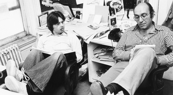 IMAGE: Walter Bernard and Milton Glaser at WBMG