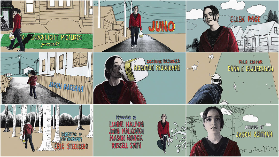 Juno (2007) — Art of the Title